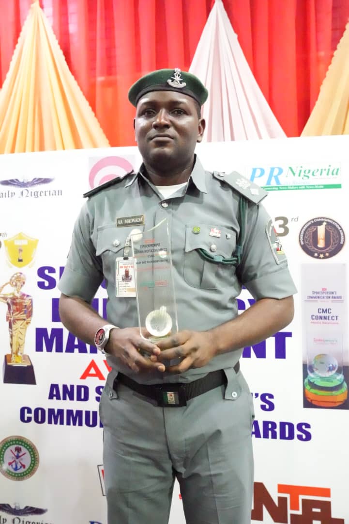 Customs NPRO, Maiwada, clinches 'spokesperson of the year' award