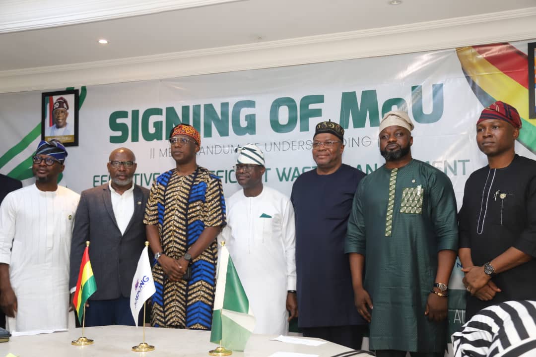 Lagos, Ghana company sign agreement on solid and liquid waste treatment