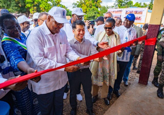 UNDP, Central African Republic Inaugurate Rebuilt Infrastructure
